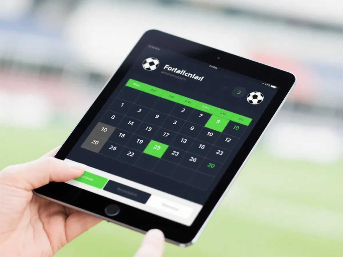 世界杯赛程追踪界面示意图