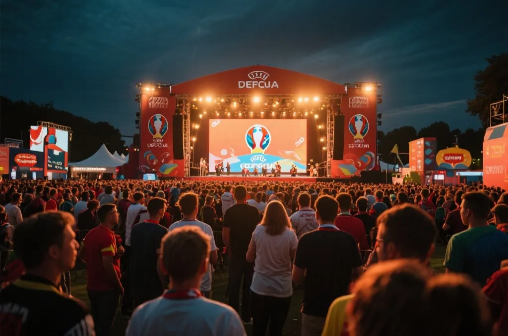 2026世界杯官方球迷公园布置：大屏、舞台、互动装置与夜间人群